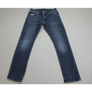 Lucky Brand Jeans Mens 30 x 32 Blue 410 Athletic Straight Cotton Blend Stretch